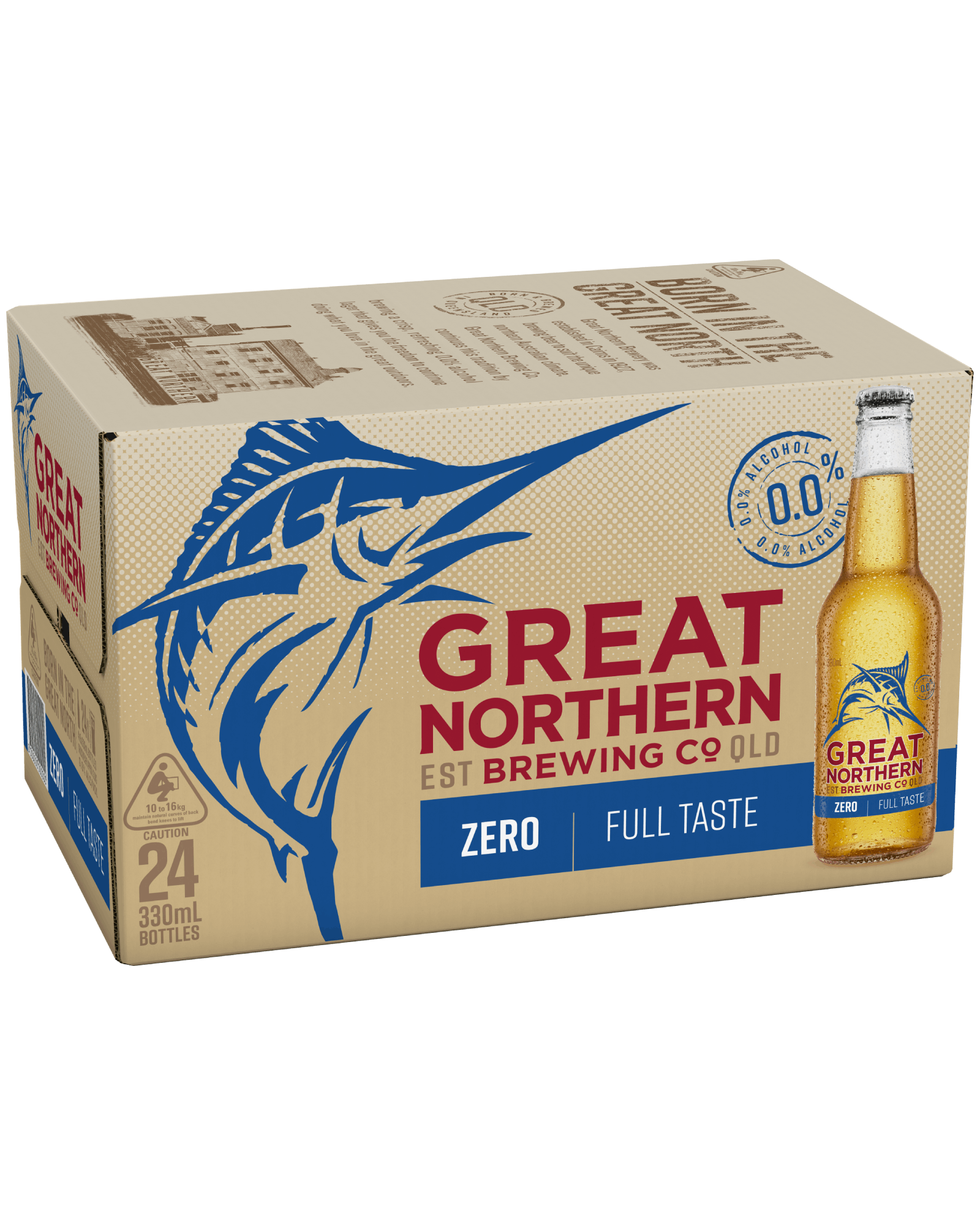 Great Northern Zero Alcohol Beer 330ml Bottles