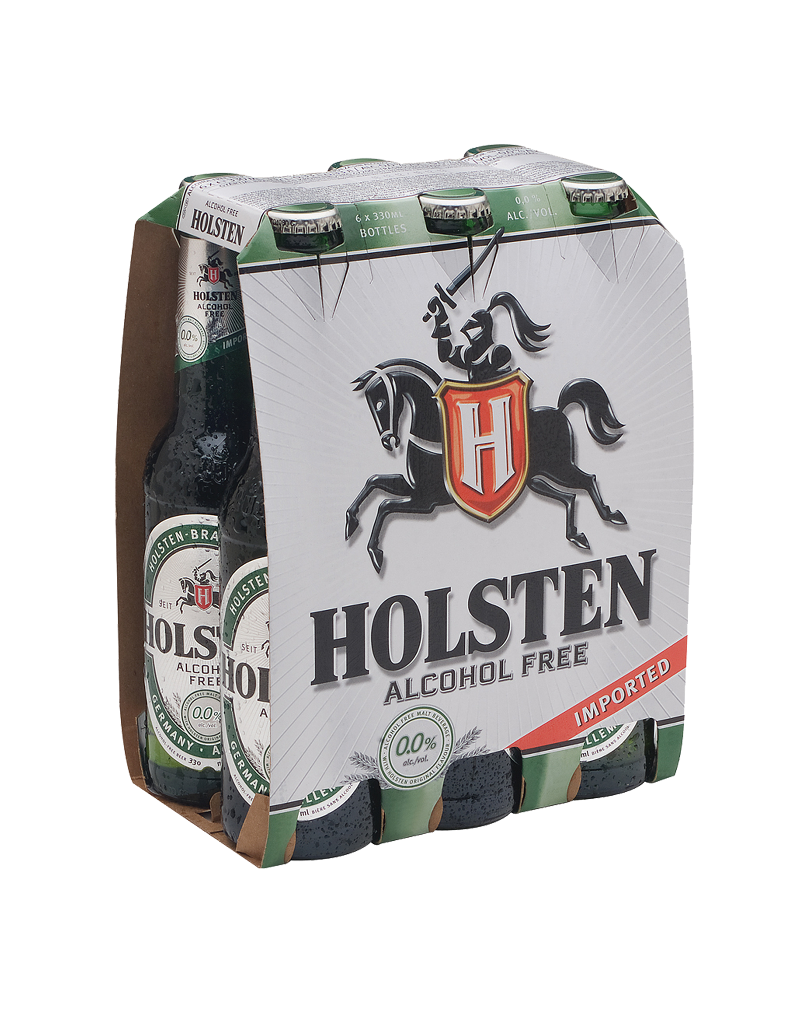Holsten Pilsner German Alcohol Free 0.0% Beer 330mL Bottles