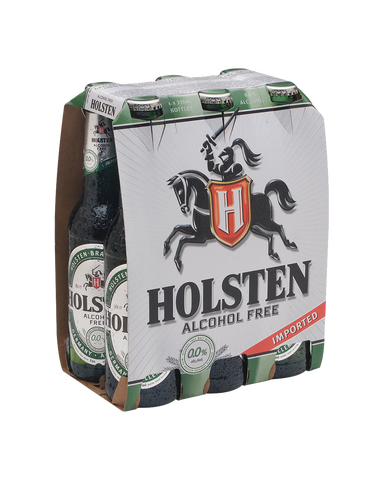 Holsten Pilsner German Alcohol Free 0.0% Beer 330mL Bottles