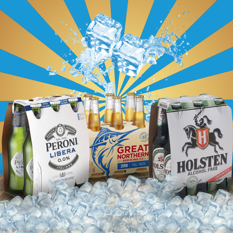 Small Non-Alcoholic Beer Bundle. Try 3 Different Alcohol-Free Beers