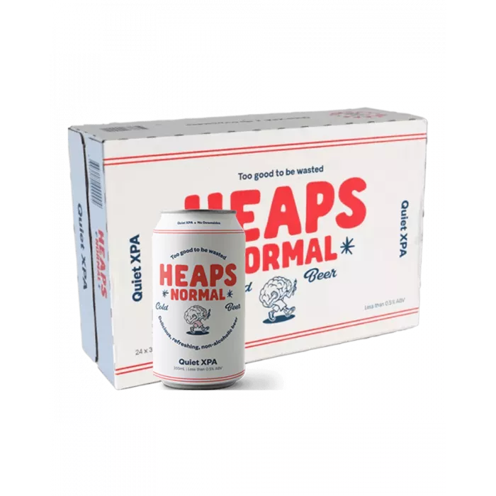 Heaps Normal Quiet XPA Non-Alcoholic Australian Beer 355ml Cans