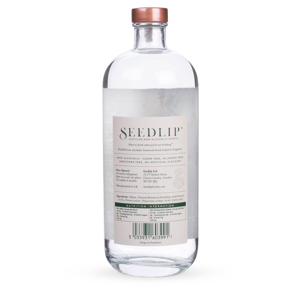 Seedlip Grove 42 Distilled Non Alcoholic Spirit 700mL